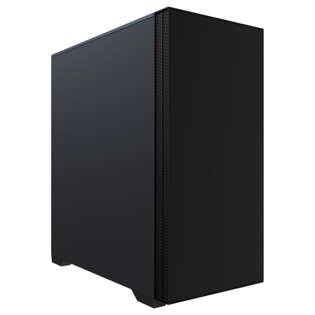 Powercool Silent Mid Tower Case - Black 